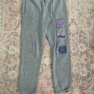 Grey sweatpants